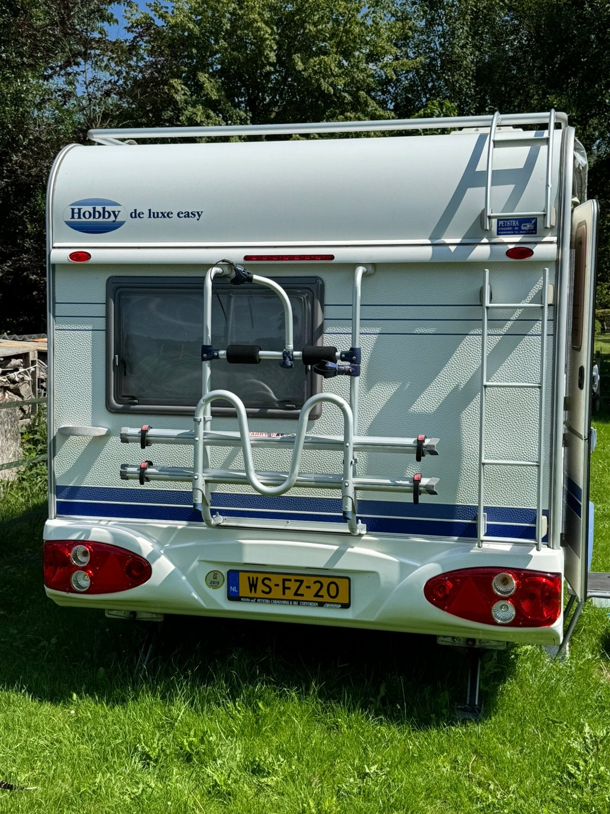 Hobby 400 SB De Luxe, Mover, Luifel en Voortent, Hobby, Treinzit, Particulier, Kachel