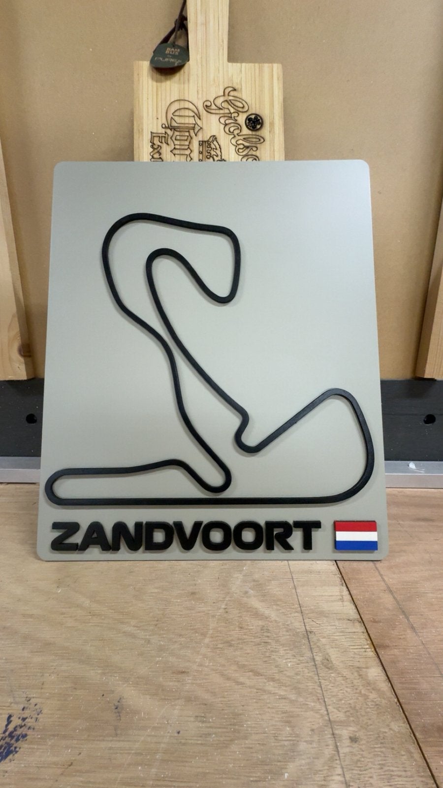 Houten Zandvoort Bord, Verzamelen, Ophalen of Verzenden, Nieuw, Formule 1