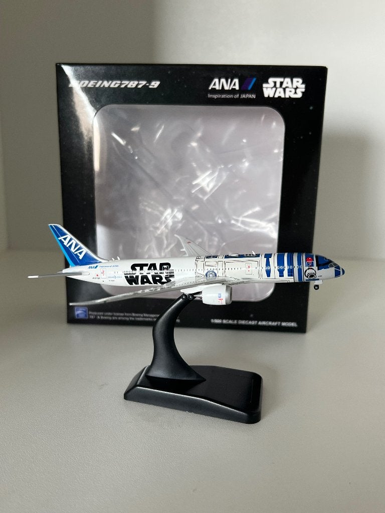All Nippon Airways Boeing B787-8 Star Wars ‘R2-D2’, Ophalen of Verzenden, Nieuw, Kaart, Foto of Prent