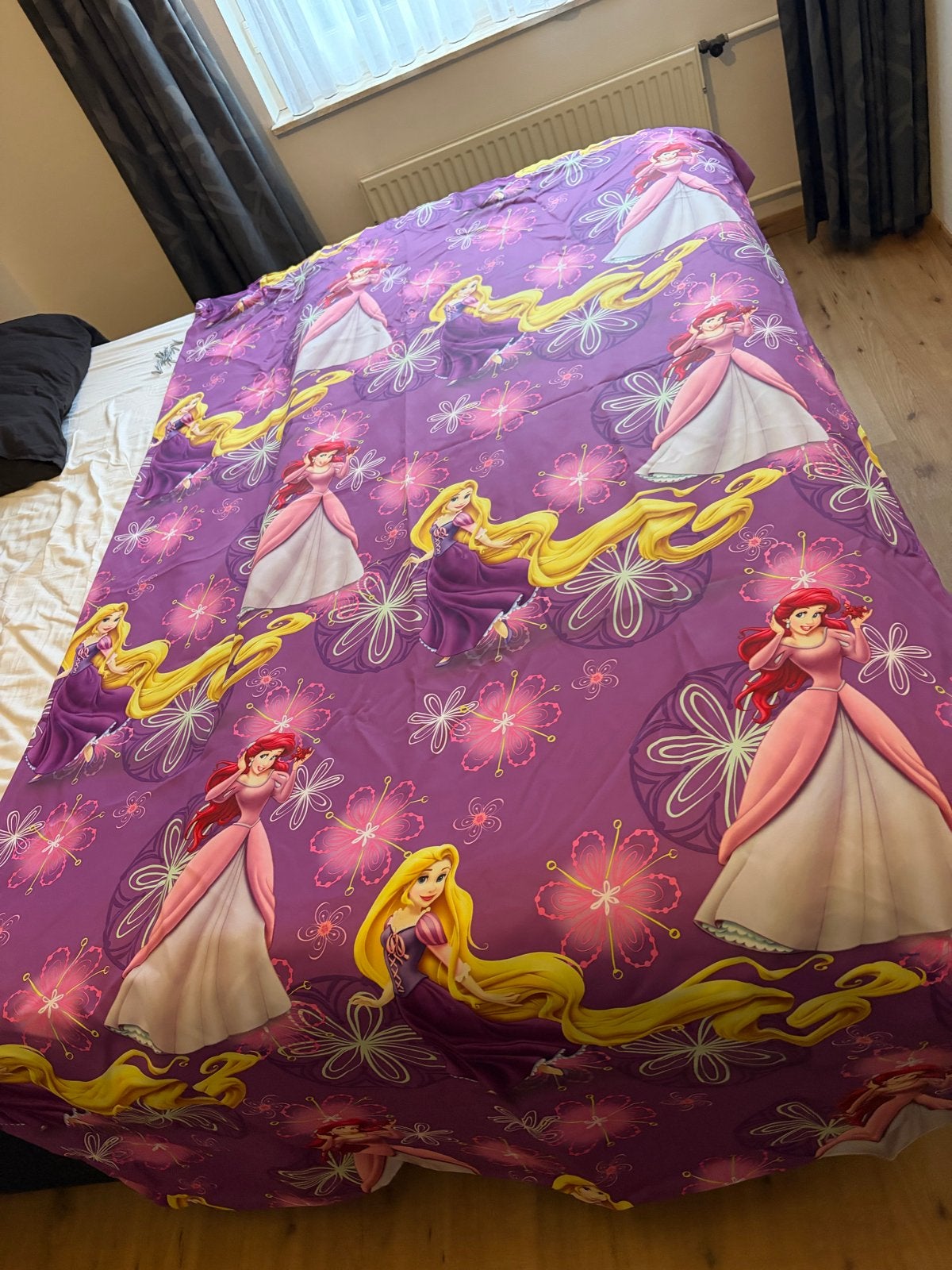 Disney Prinsessen Gordijnen - 2x 140x250cm, Ophalen, Overige merken, Paars, Gordijn
