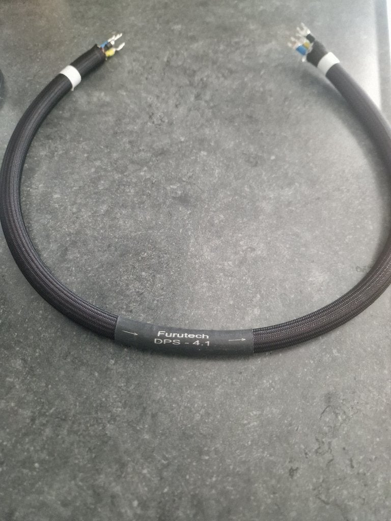 Furutech DPS-4.1 voedingskabel - 1 meter, Audio, Tv en Foto, Audiokabels en Televisiekabels, Ophalen of Verzenden, Zo goed als nieuw