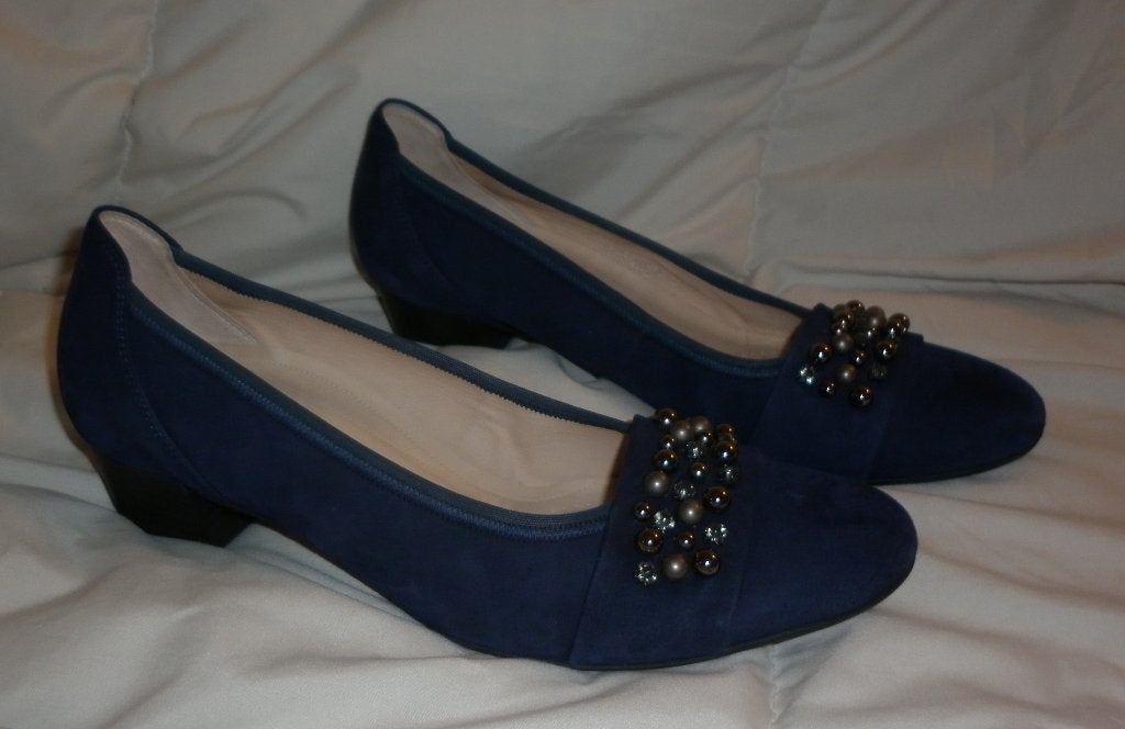 pumps met laag hakje  merk : Gabor maat : 40,5, Pumps, Blauw, Gabor, Ophalen of Verzenden