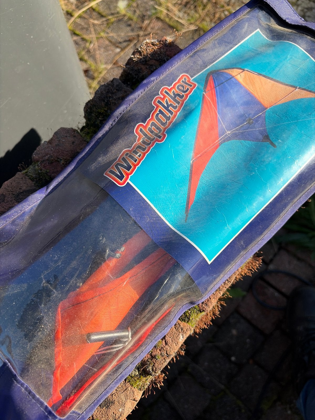 Windpakker Vlieger - Plezier voor jong en oud!, Ophalen, Gebruikt, Tweelijns, Vlieger
