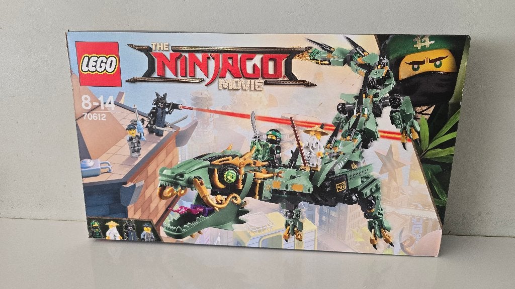 Lego Ninjago movie groene Ninja mecha draak - 70612, Lego, Ophalen of Verzenden, Zo goed als nieuw, Compleet