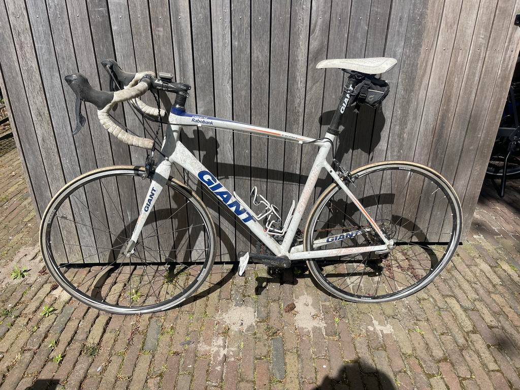 Giant racefiets Rabobank editie, Fietsen en Brommers, Fietsen | Racefietsen, 28 inch, Gebruikt, Aluminium, Meer dan 20 versnellingen