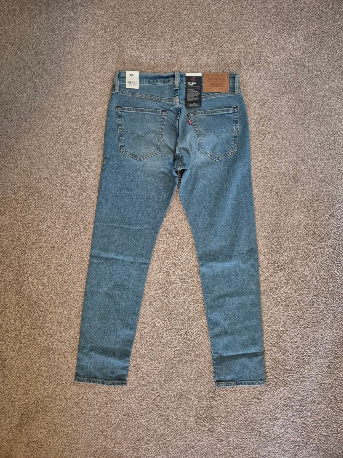 Nieuwe Levi's Jeans 512 Slim Taper Spijkerbroek - W31, L30, Levi's, Blauw, Nieuw, W32 (confectie 46) of kleiner
