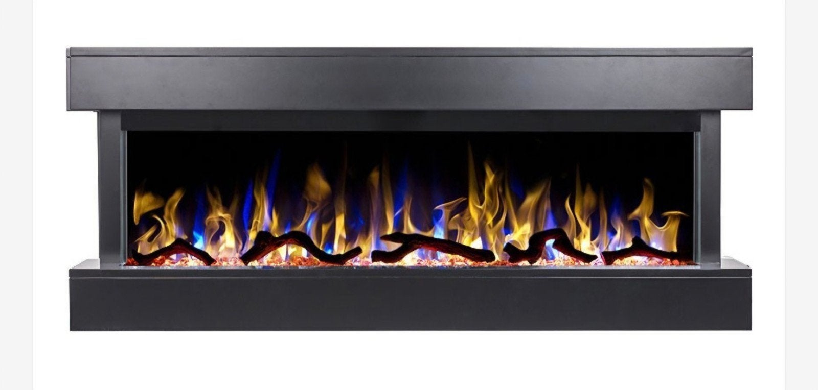 Modena wandhaard – 50 inch, strak en modern design, Ophalen, Elektrische haard