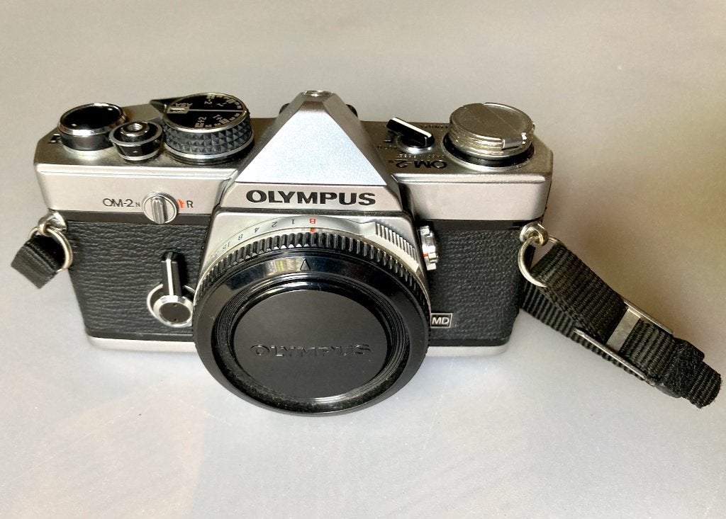 Olympus OM-2n + Zuiko 65-200mm F4, Ophalen, Gebruikt, Spiegelreflex, Olympus