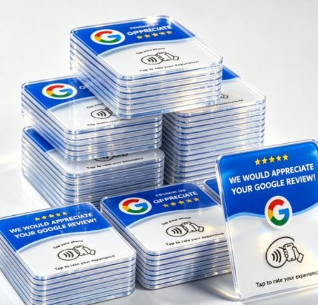 Google Review NFC Kaarten - Leverancier, Computers en Software, ScanSnap, Verzenden, Overige typen, Nieuw