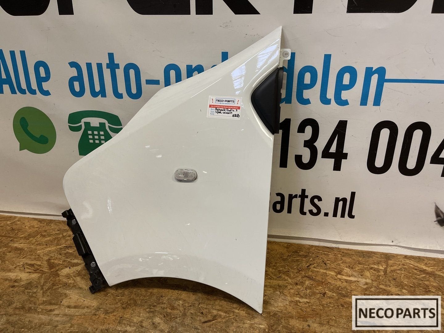 RENAULT TRAFIC OPEL VIVARO ZIJSCHERM SPATBORD ORIGINEEL, Gebruikt, -, Renault, -
