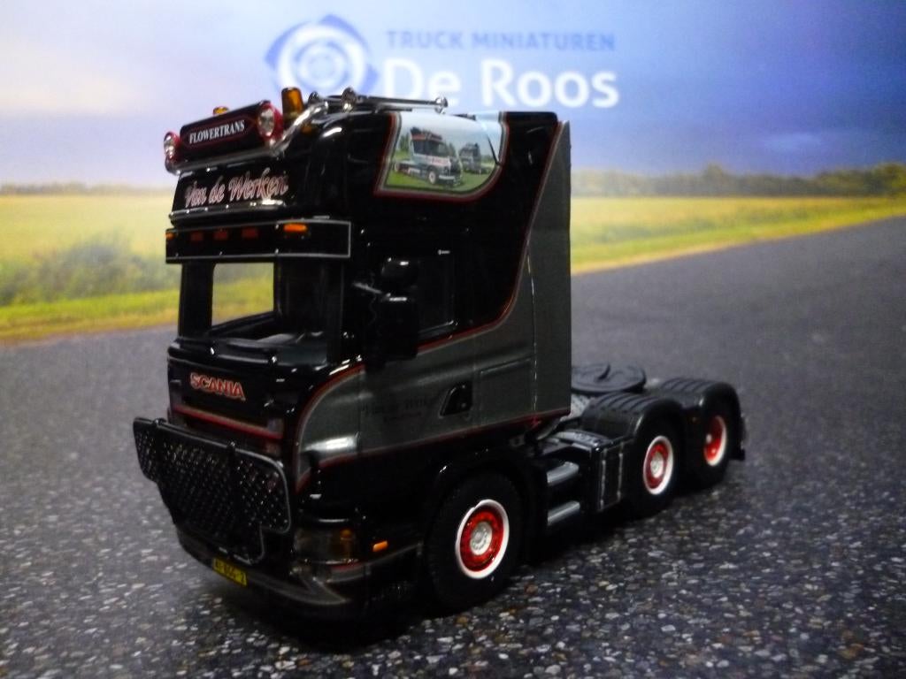 WSI Scania R5 Van der Werken met certificaat, Ophalen of Verzenden, Nieuw, Bus of Vrachtwagen, Wsi