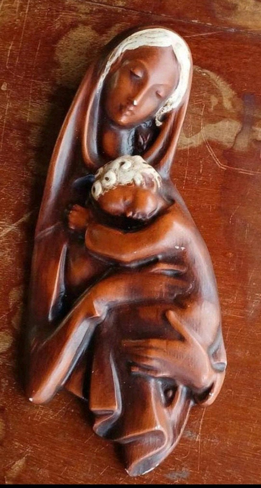 Vintage Madonna met Kind Wanddecoratie, Ophalen of Verzenden