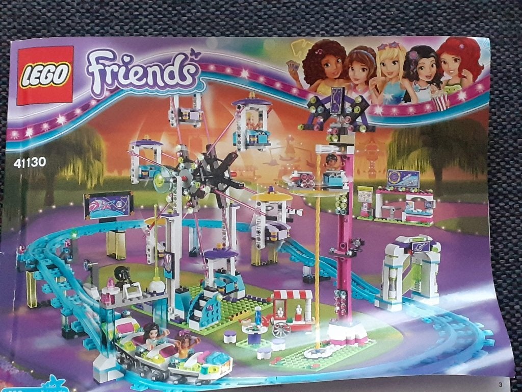 LEGO Friends 41130 Pretpark achtbaan, Inclusief instructies, Lego, Friends, Ophalen of Verzenden