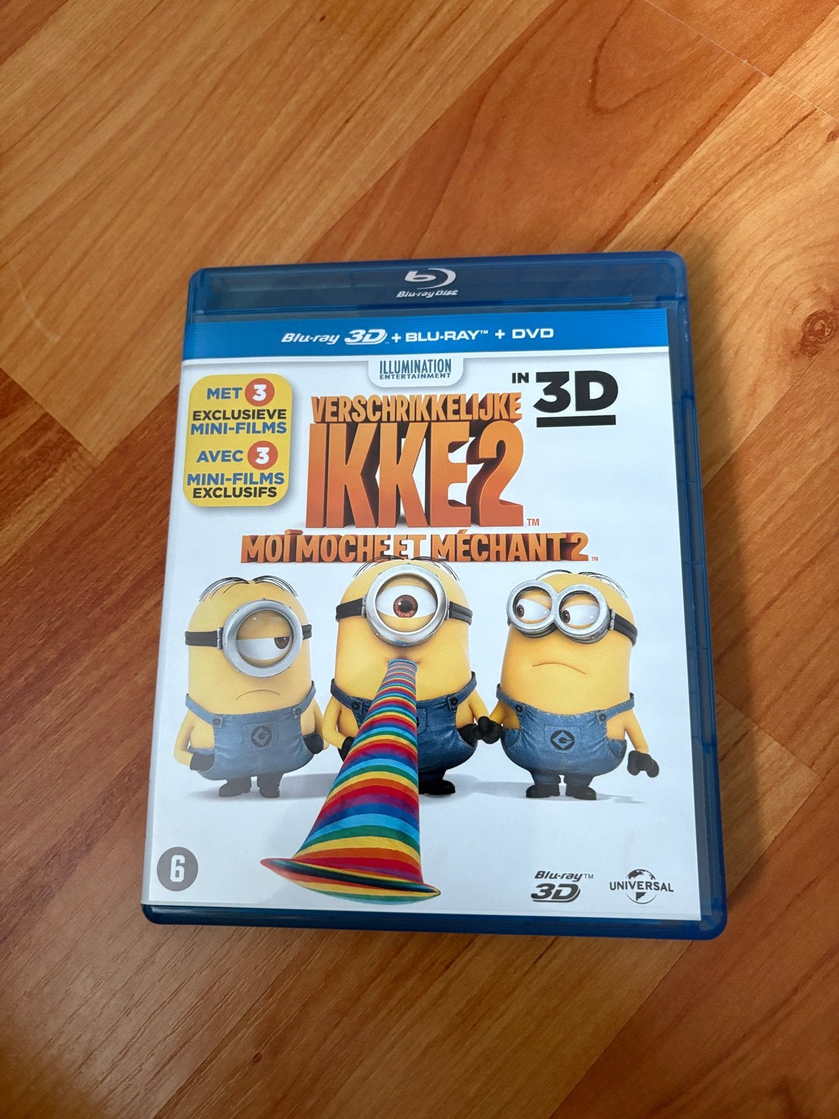 Verschrikkelijke Ikke 2 - Blu-ray 3D + Blu-ray + DVD, Cd's en Dvd's, Blu-ray, Ophalen of Verzenden, Zo goed als nieuw, Tekenfilms en Animatie