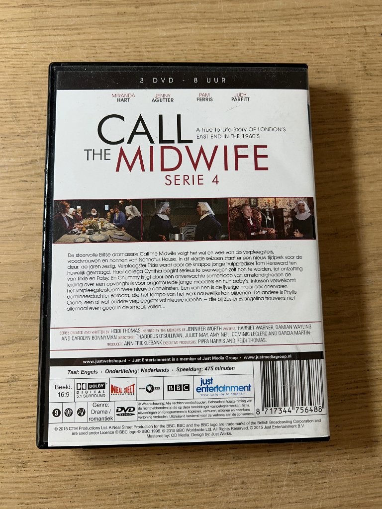 DVD Call the Midwife Seizoen 4, Cd's en Dvd's, Dvd's | Tv en Series, Vanaf 12 jaar, Ophalen of Verzenden, Zo goed als nieuw