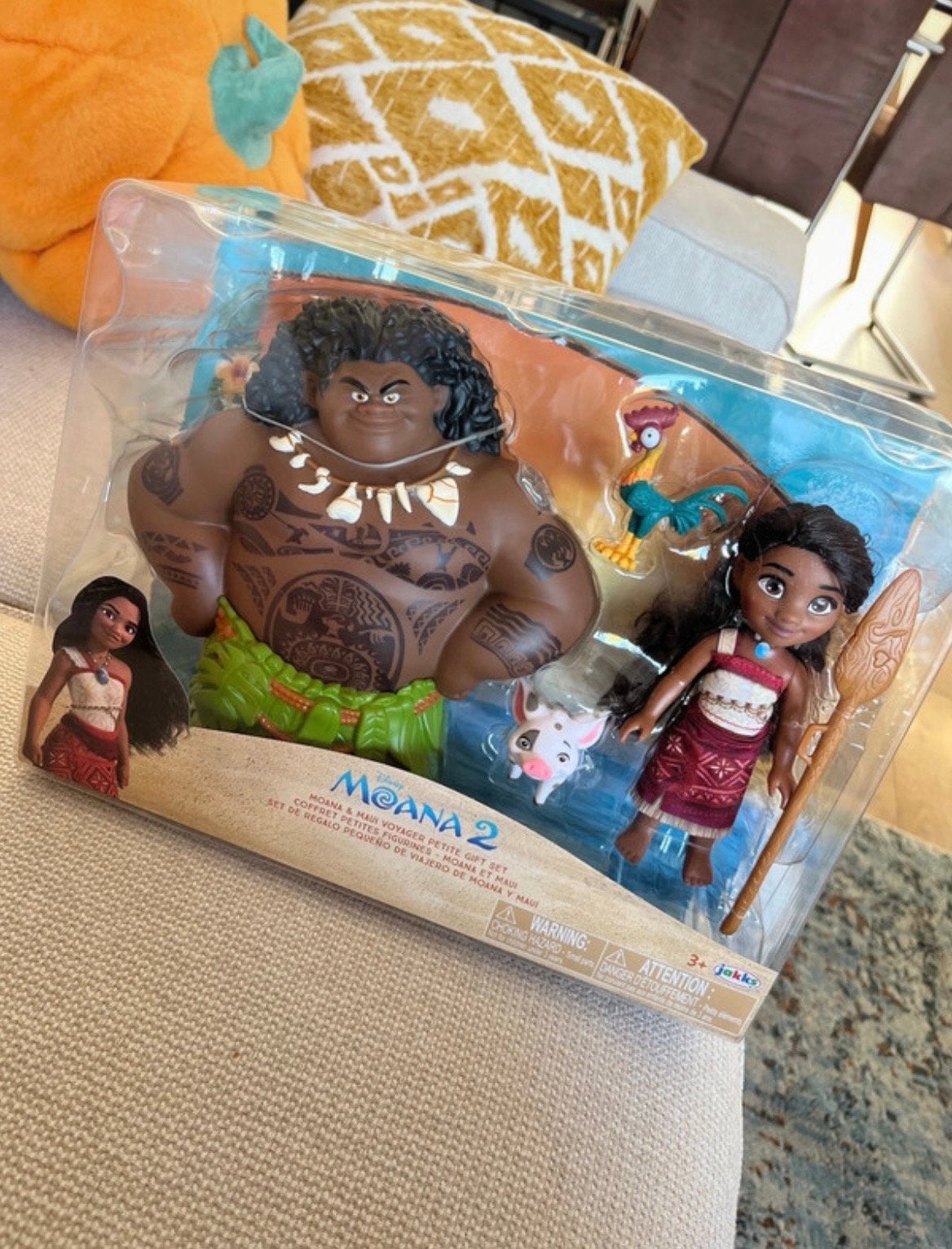 Moana 2 Speelset met Maui, Moana, Pua en Heihei, Ophalen of Verzenden, Nieuw