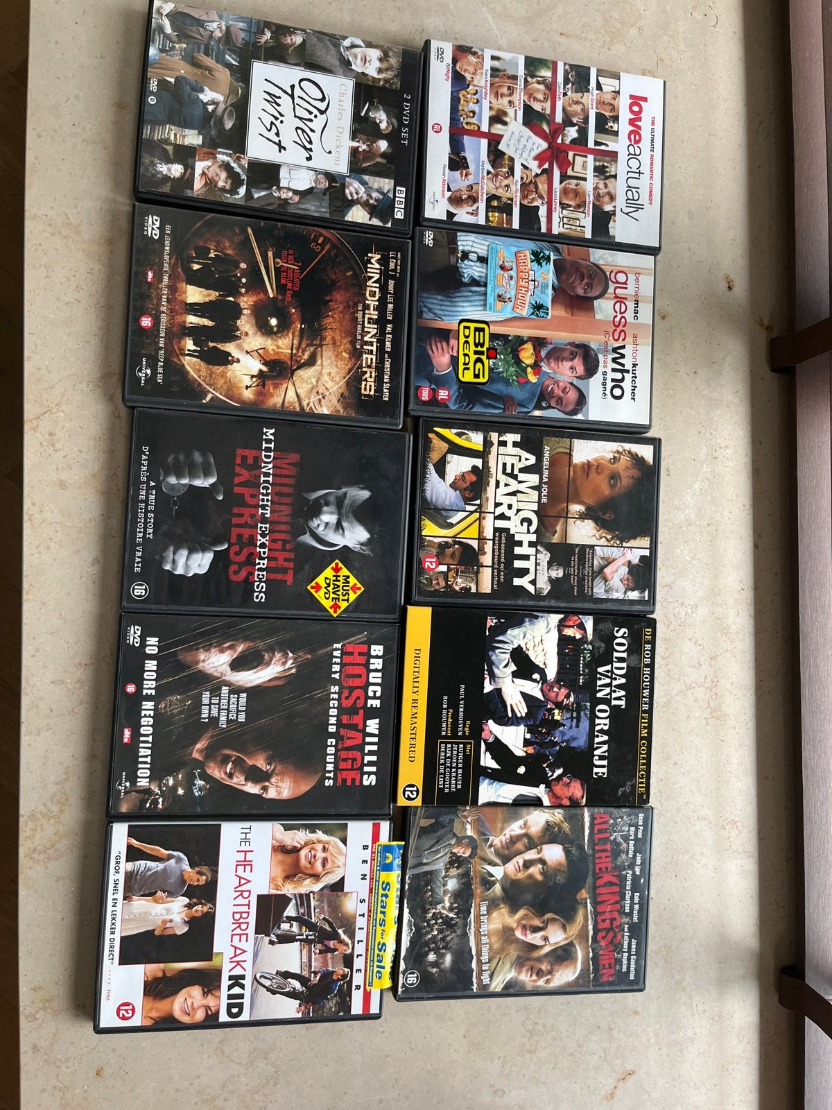 Diverse DVD Collectie:3Actie, Drama, Romantiek (12 stuks), Vanaf 16 jaar, Ophalen of Verzenden, Gebruikt