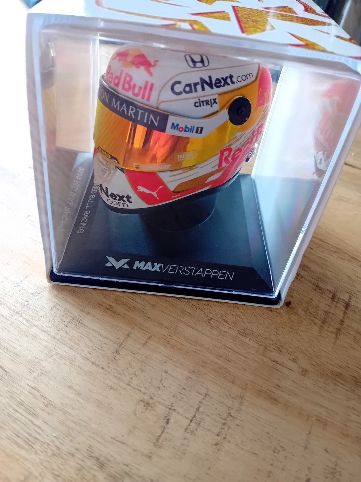 max Verstappen 1/4 helm 2020, Verzamelen, Automerken, Motoren en Formule 1, Ophalen of Verzenden, Zo goed als nieuw, Formule 1
