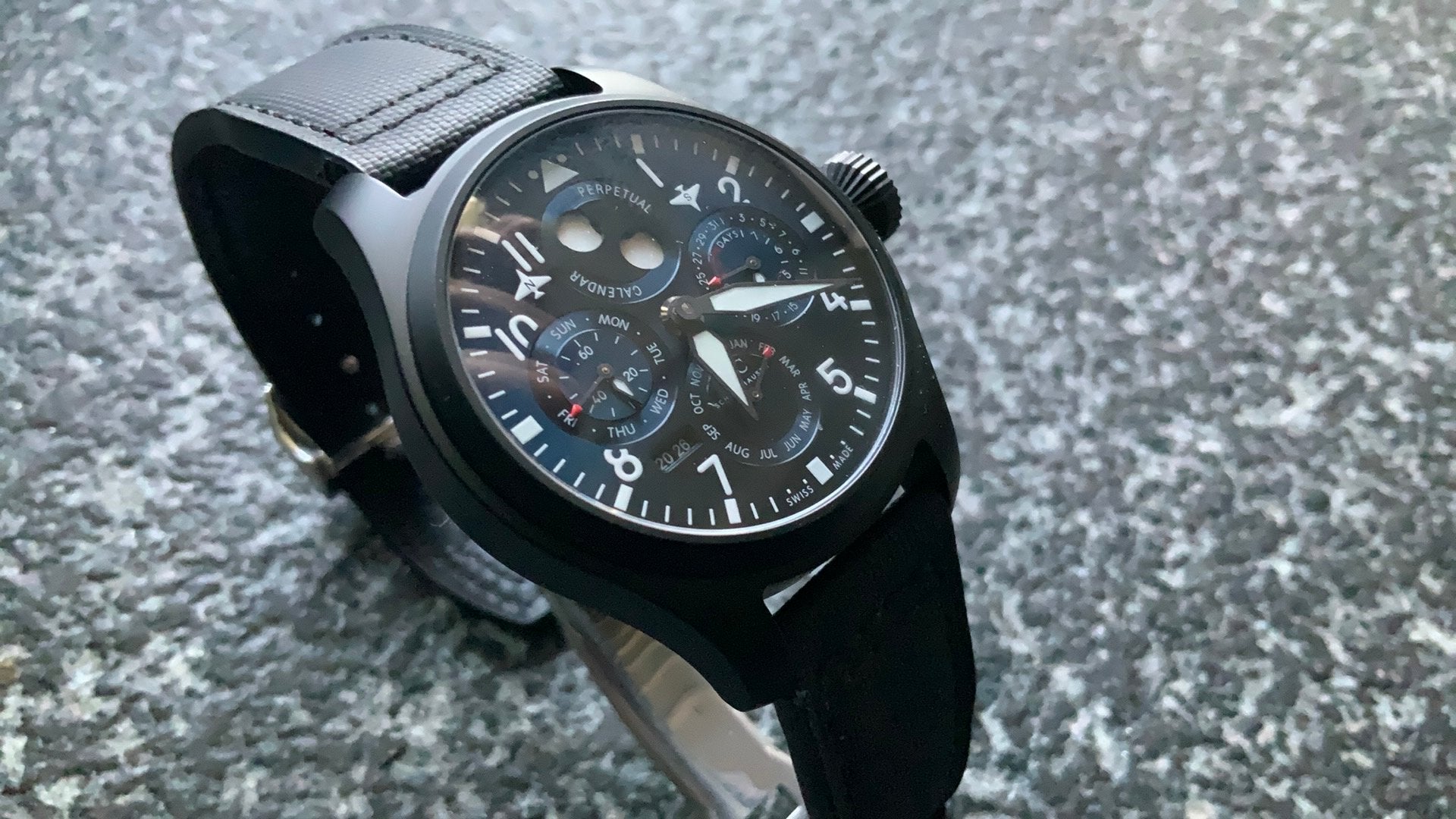IWC Perpetual Calender, Ophalen of Verzenden, Zo goed als nieuw, Leer, Overige merken