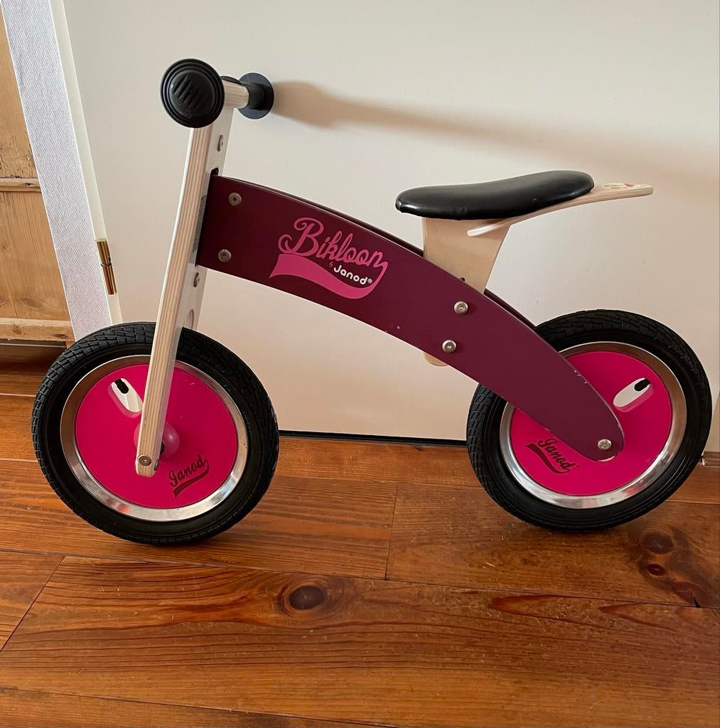 Janod Houten Loopfietsje - Zo goed als nieuw, Ophalen of Verzenden, Zo goed als nieuw, Loopfiets