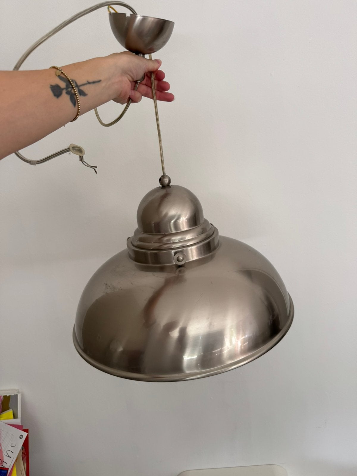 Hanglamp metaal, Ophalen, Gebruikt, Metaal