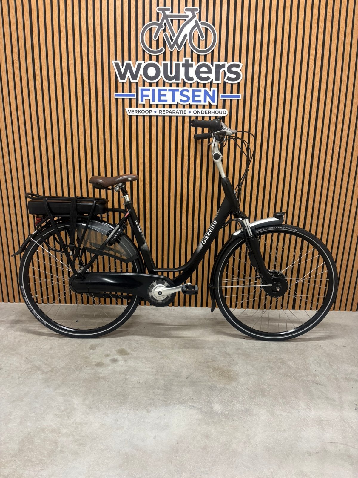 Gazelle orange c7 panasonic accu zilver 317 watt, 51 tot 55 cm, Ophalen of Verzenden, Zo goed als nieuw, Gazelle