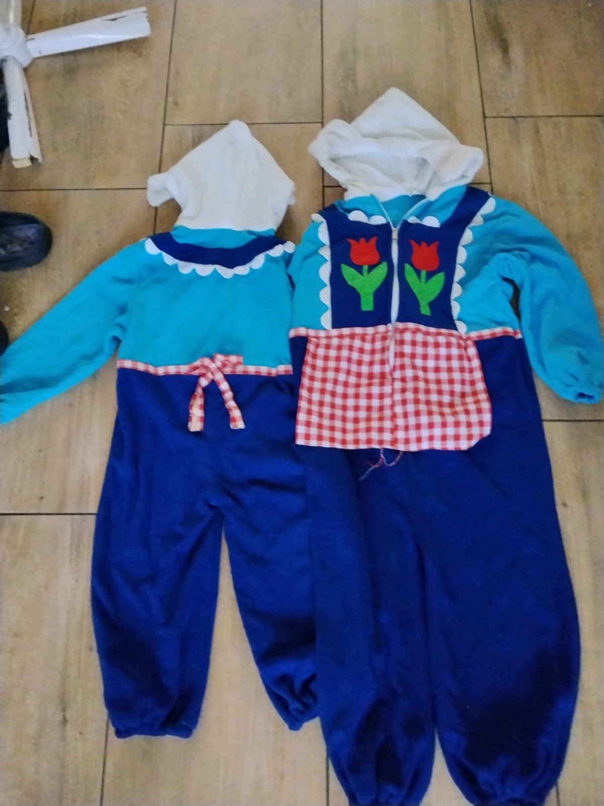 2x Hollands kostuum, verkleedpak, carnaval, themafeest, Ophalen, Gebruikt, Jongen of Meisje
