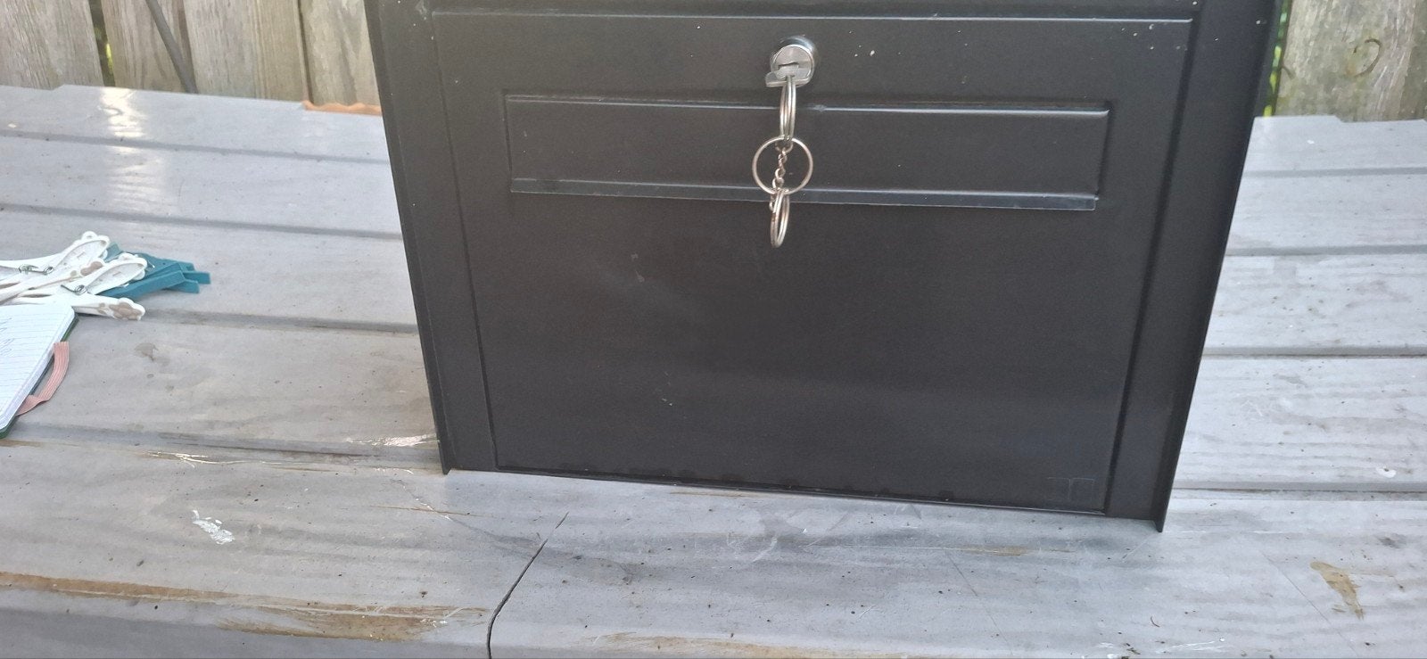 Brieven bus met 1sleutel breed37 Diep 18 hoog27  1/2, Ophalen