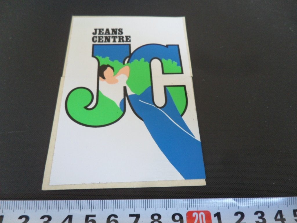 sticker JC jeans centre, Verzamelen, Stickers, Zo goed als nieuw, Ophalen