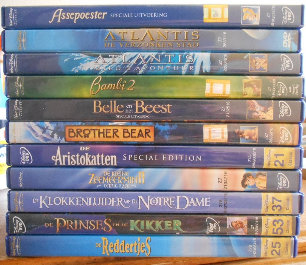 Disney DVD's (Disney Classics), Alle leeftijden, Ophalen, Zo goed als nieuw