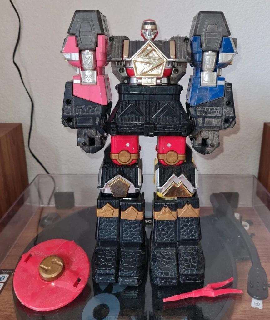 1995 vintage power rangers deluxe shogun megazord bandai, G1, Ophalen of Verzenden, Gebruikt