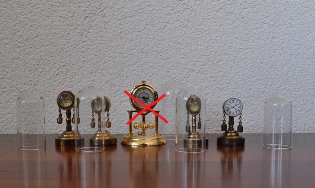 Miniatuur Klok in Stolp 7 cm, Ophalen of Verzenden