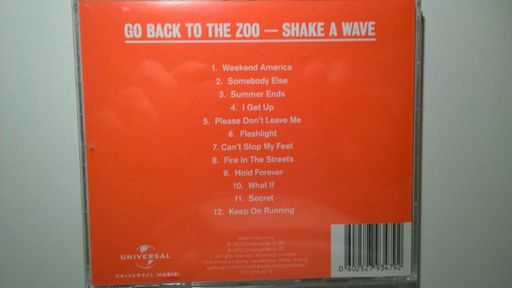 Go Back To The Zoo - Shake A Wave, Ophalen of Verzenden, Zo goed als nieuw, Poprock