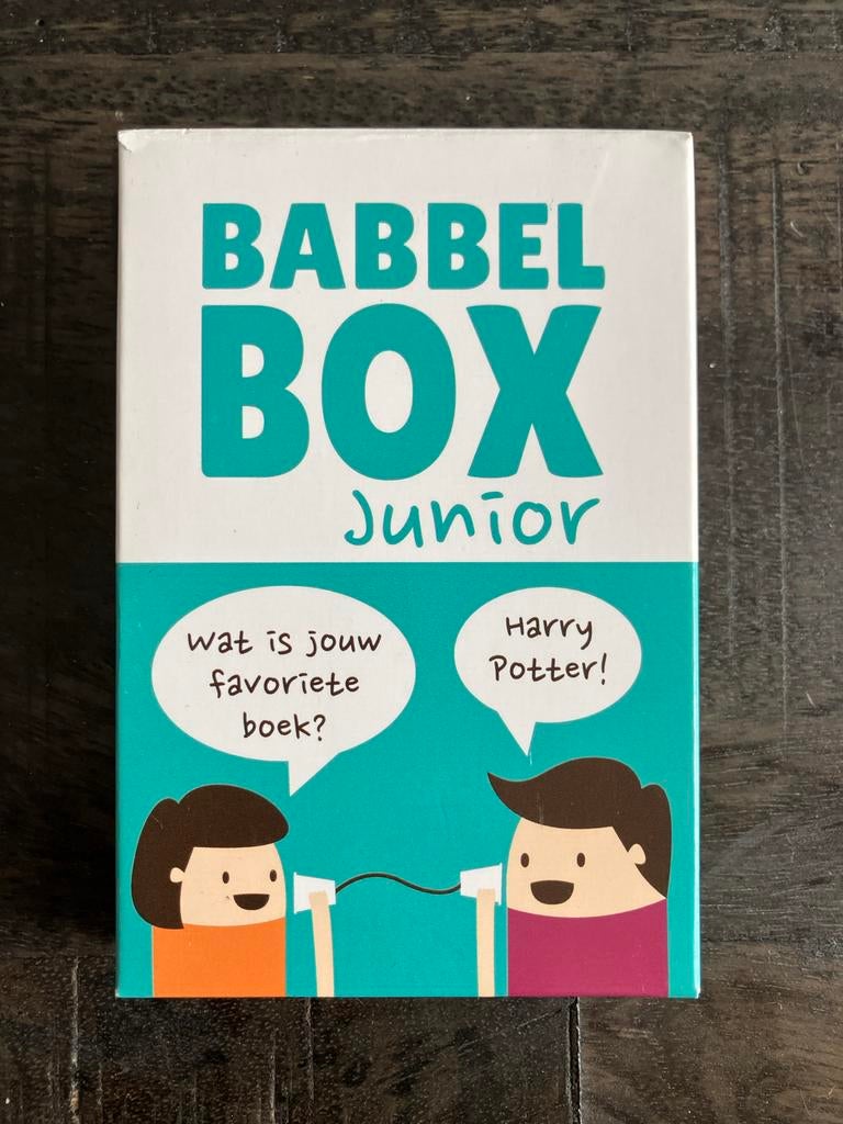 Babbel Box Junior - Het leuke kaartspel voor kinderen, Vijf spelers of meer, Ophalen of Verzenden, Zo goed als nieuw, Reisspel