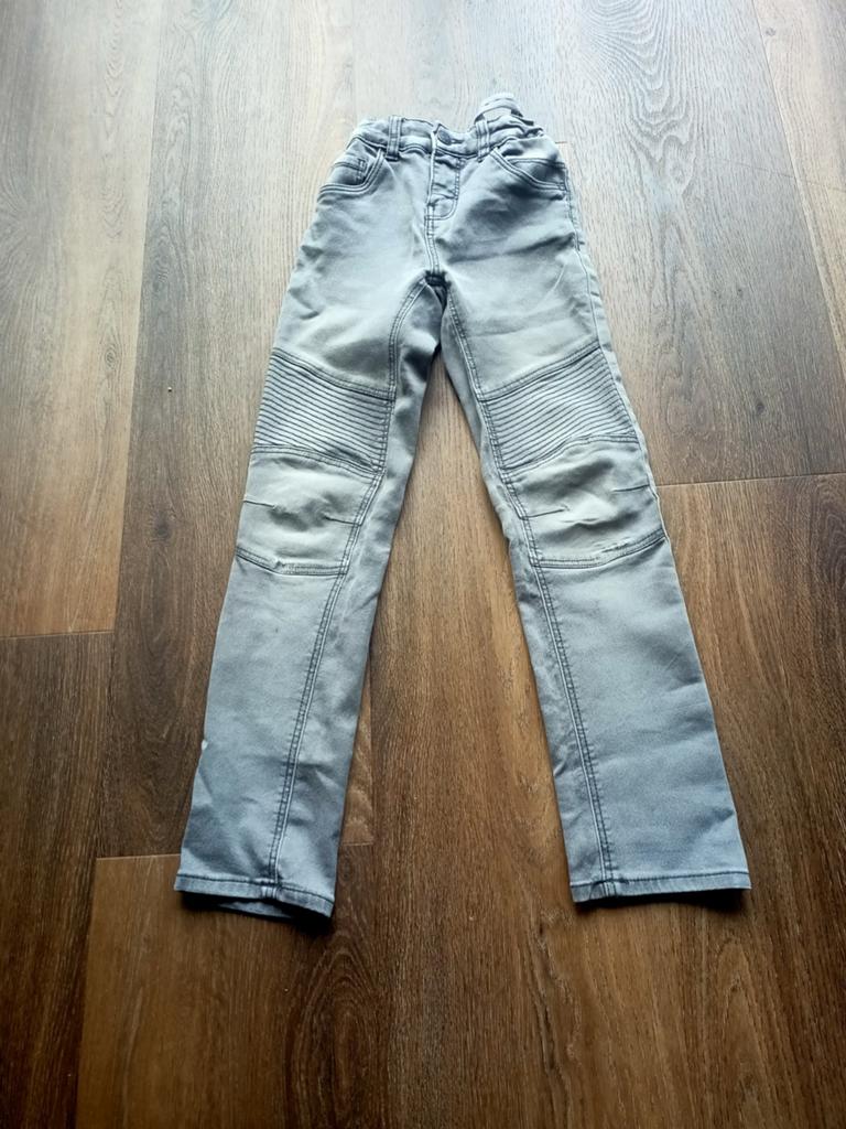 4x spijkerbroek maat 134 - My Skinny Fit - Hema, Broek, Gebruikt, Jongen of Meisje, Ophalen of Verzenden