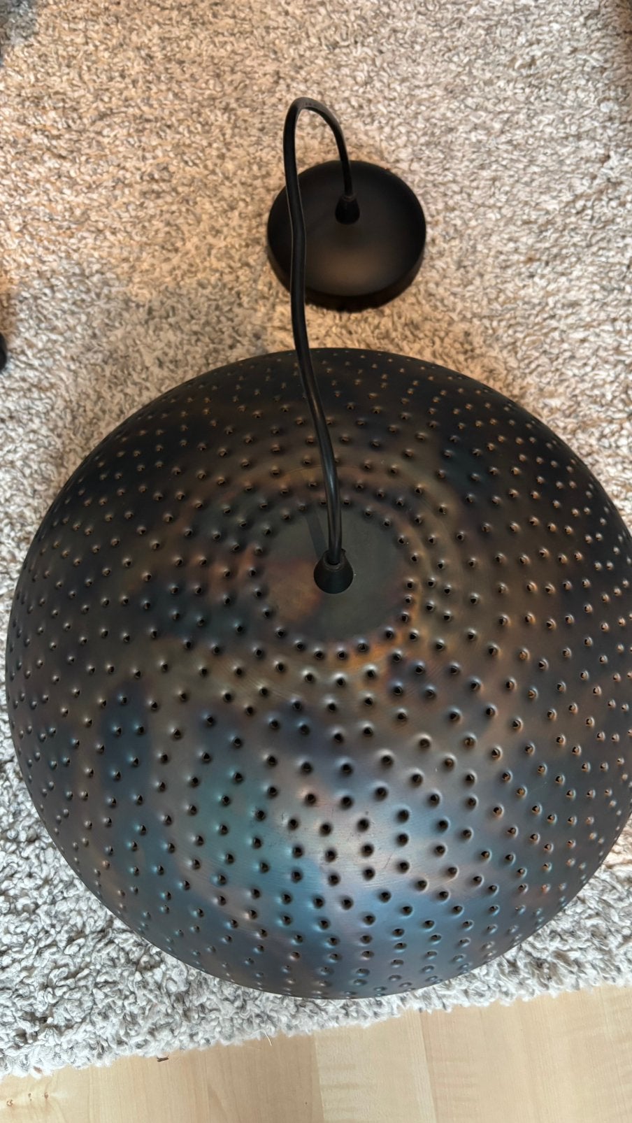 Mooie stalen hanglamp van Rietveld verlichting, Ophalen, Zo goed als nieuw