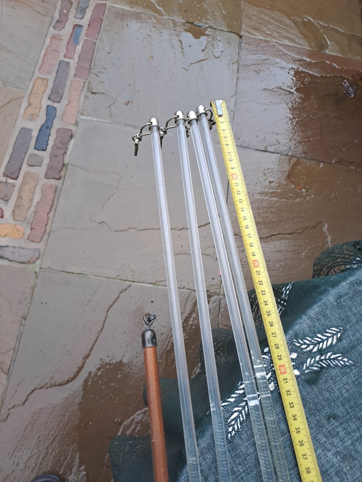 te koop  gordijn rail en trek stangen  kompleet, Huis en Inrichting, Ophalen of Verzenden, 200 cm of meer