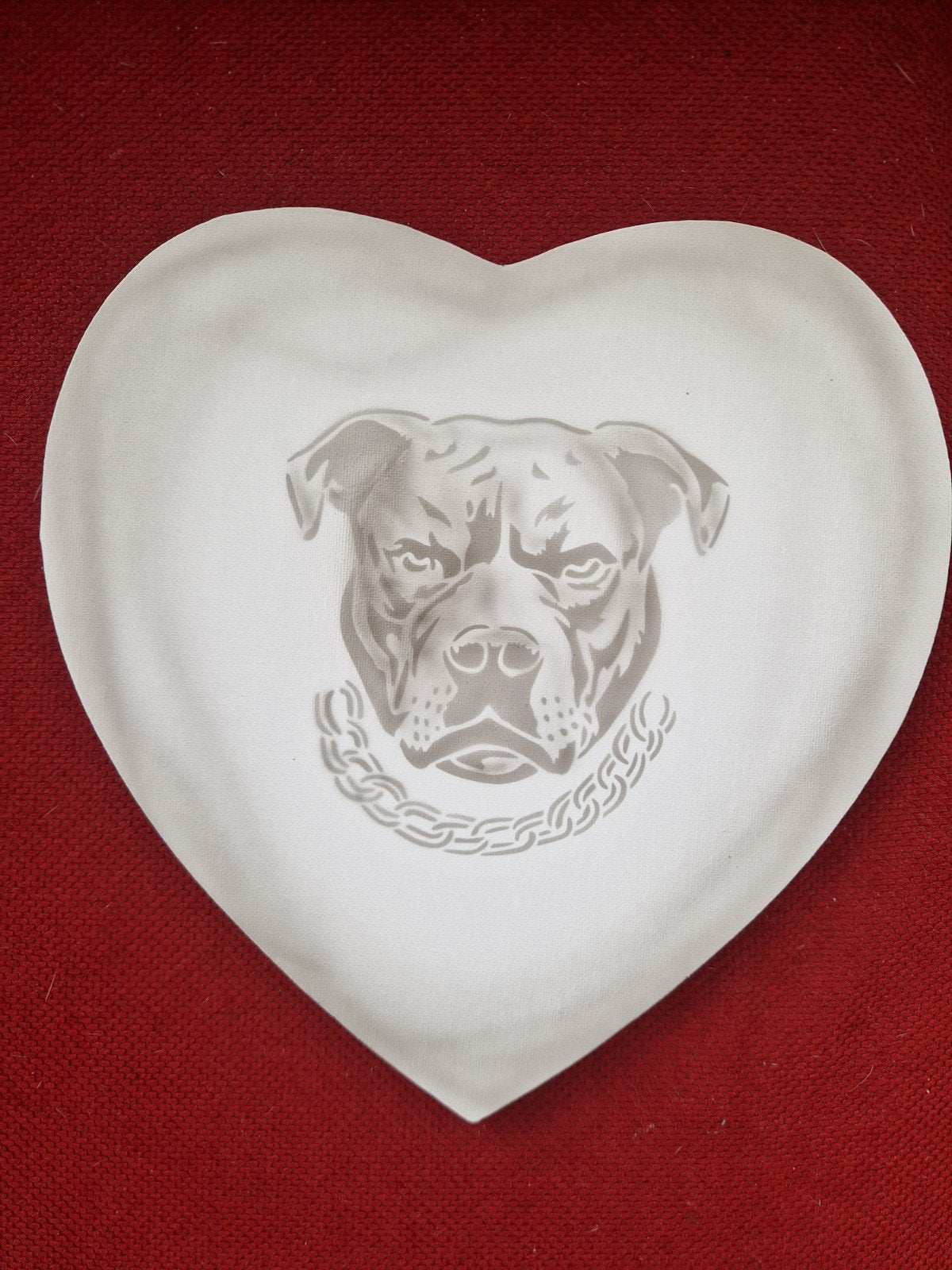Amstaff, Pitbull, Dog, Hond, airbrush!, Ophalen, Overige materialen, Wit, Nieuw