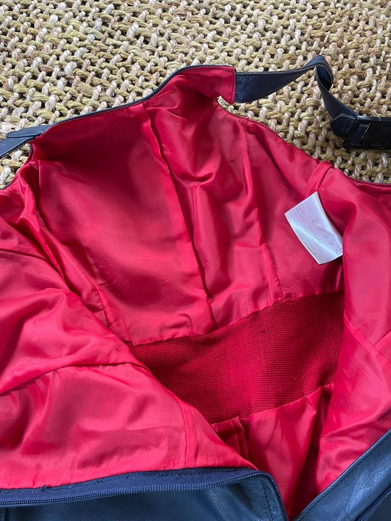 Vintage BMW leren motorpak dames, blauwgrijs, mt 40/42, Motoren, Kleding | Motorkleding, Ophalen, Tweedehands, Dames, Combipak