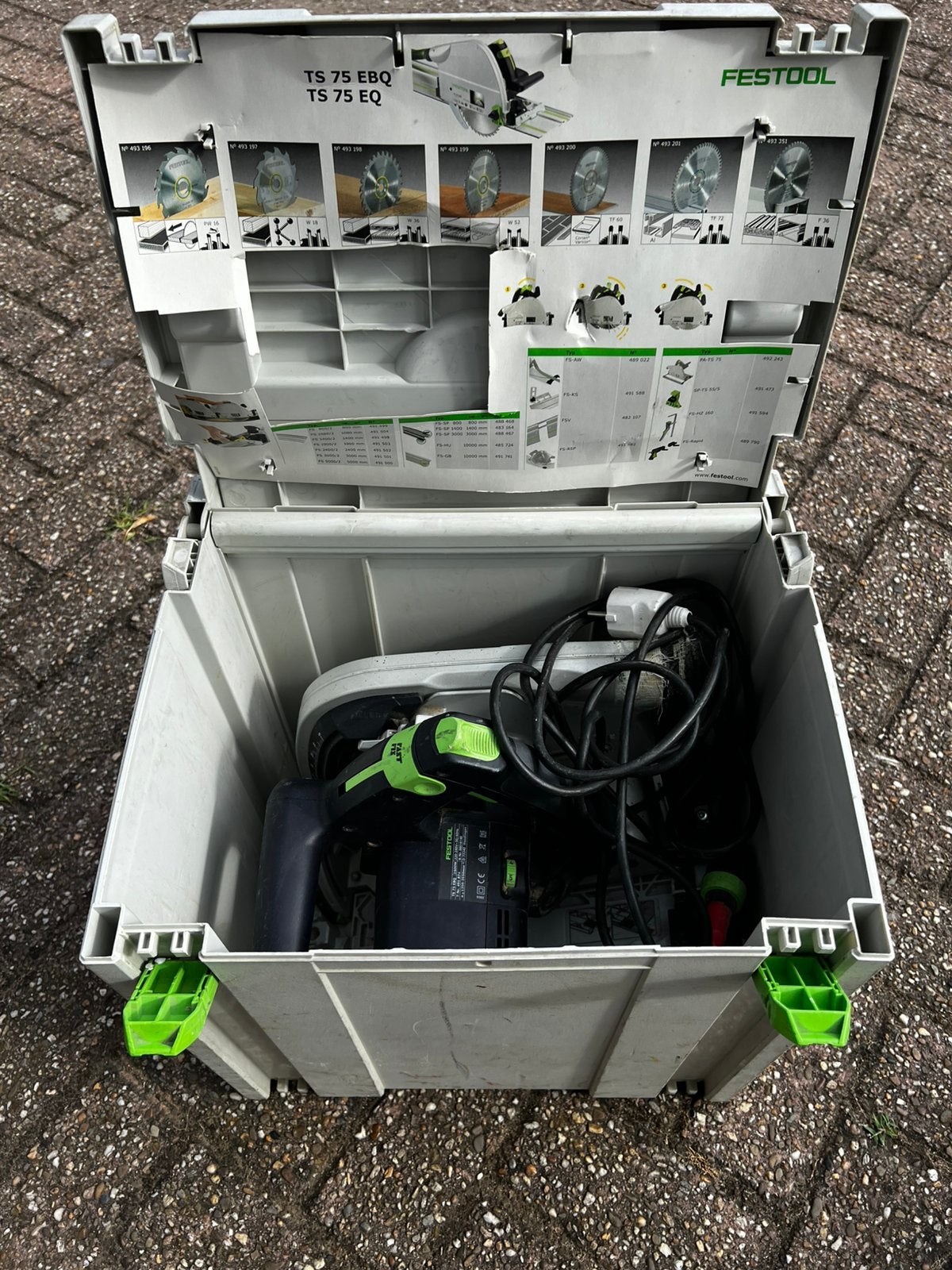 Festool TS75 invalcirkelzaag, Ophalen of Verzenden, Gebruikt