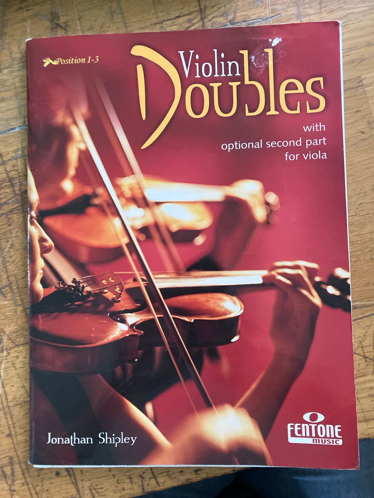 Vioollesboek: Violin Doubles - Jonathan Shipley (Fentone Mus, Gebruikt, Klassiek, Les of Cursus, Ophalen of Verzenden