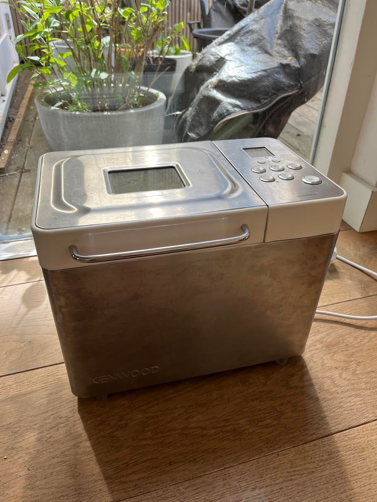 Broodbakmachine Kenwood 350, Witgoed en Apparatuur, Broodbakmachines, Gebruikt, Met timer, Kijkvenster, Ophalen