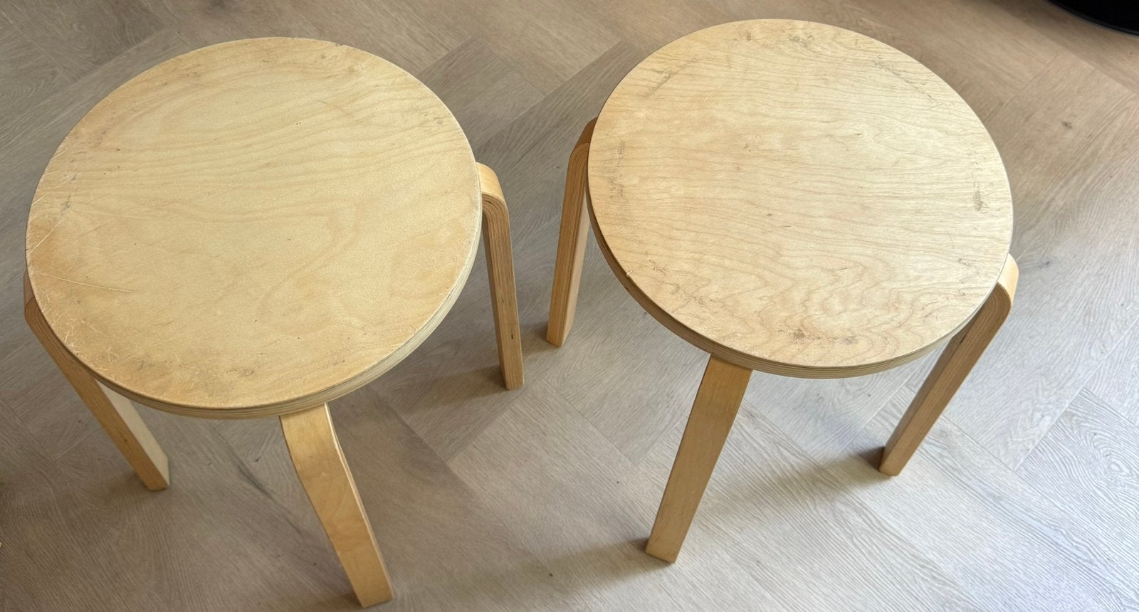 2 krukjes ikea frosta aalto alvar, Ophalen of Verzenden, Zo goed als nieuw, Hout