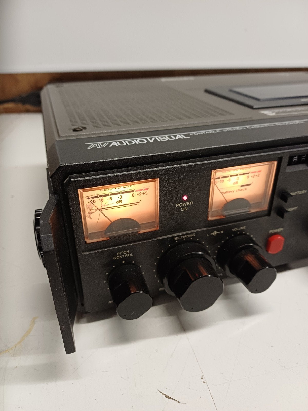 Philips D6920 MK2 draagbare stereo cassetterecorder, Ophalen of Verzenden, Enkel, Philips, Tape counter