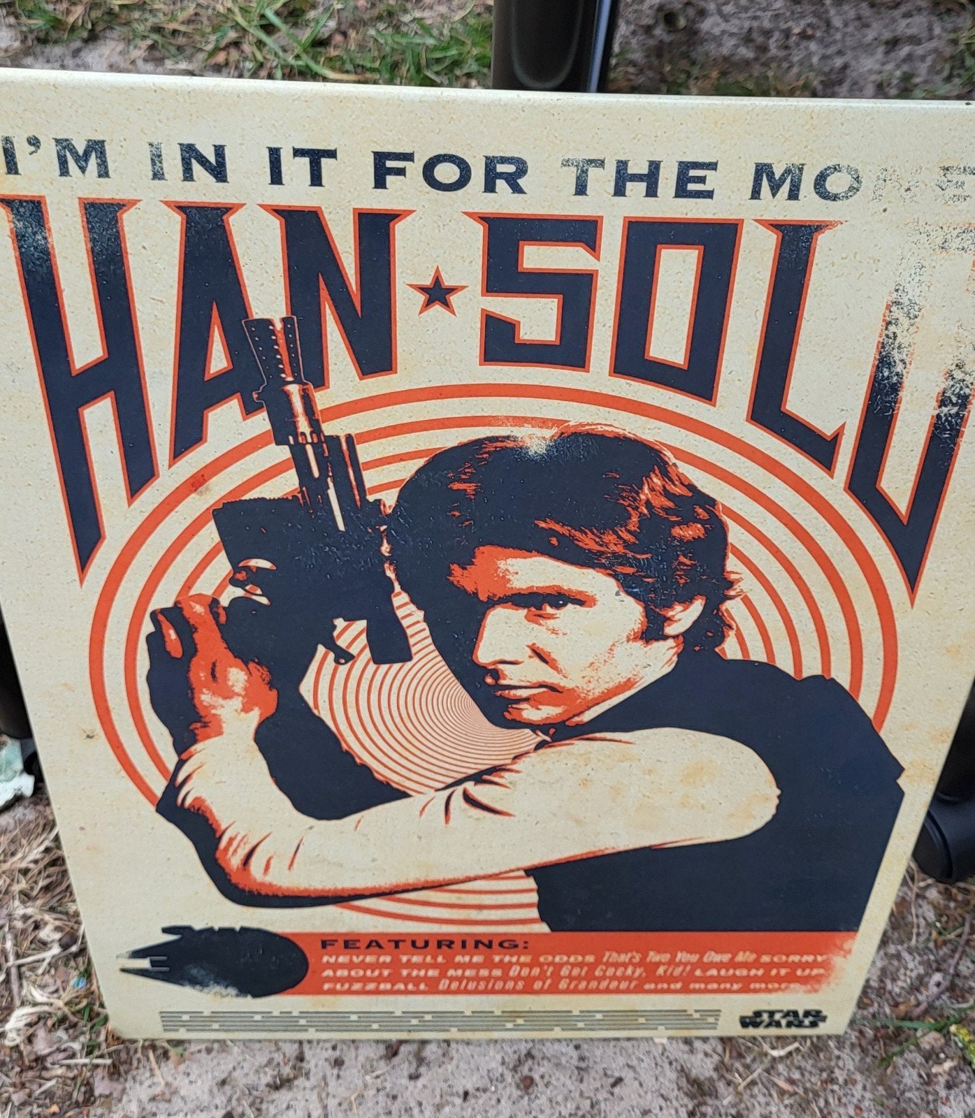 Displate Star Wars Han Solo Poster, Verzamelen, Star Wars, Zo goed als nieuw, Boek of Poster, Ophalen of Verzenden