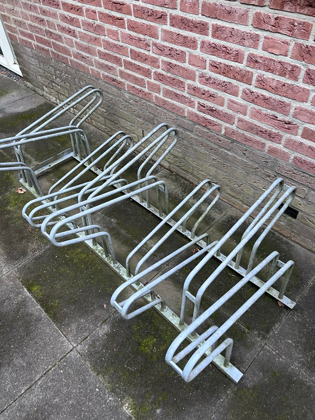 Fietsenrek voor 5 fietsen - Gegalvaniseerd staal, Ophalen, Gebruikt