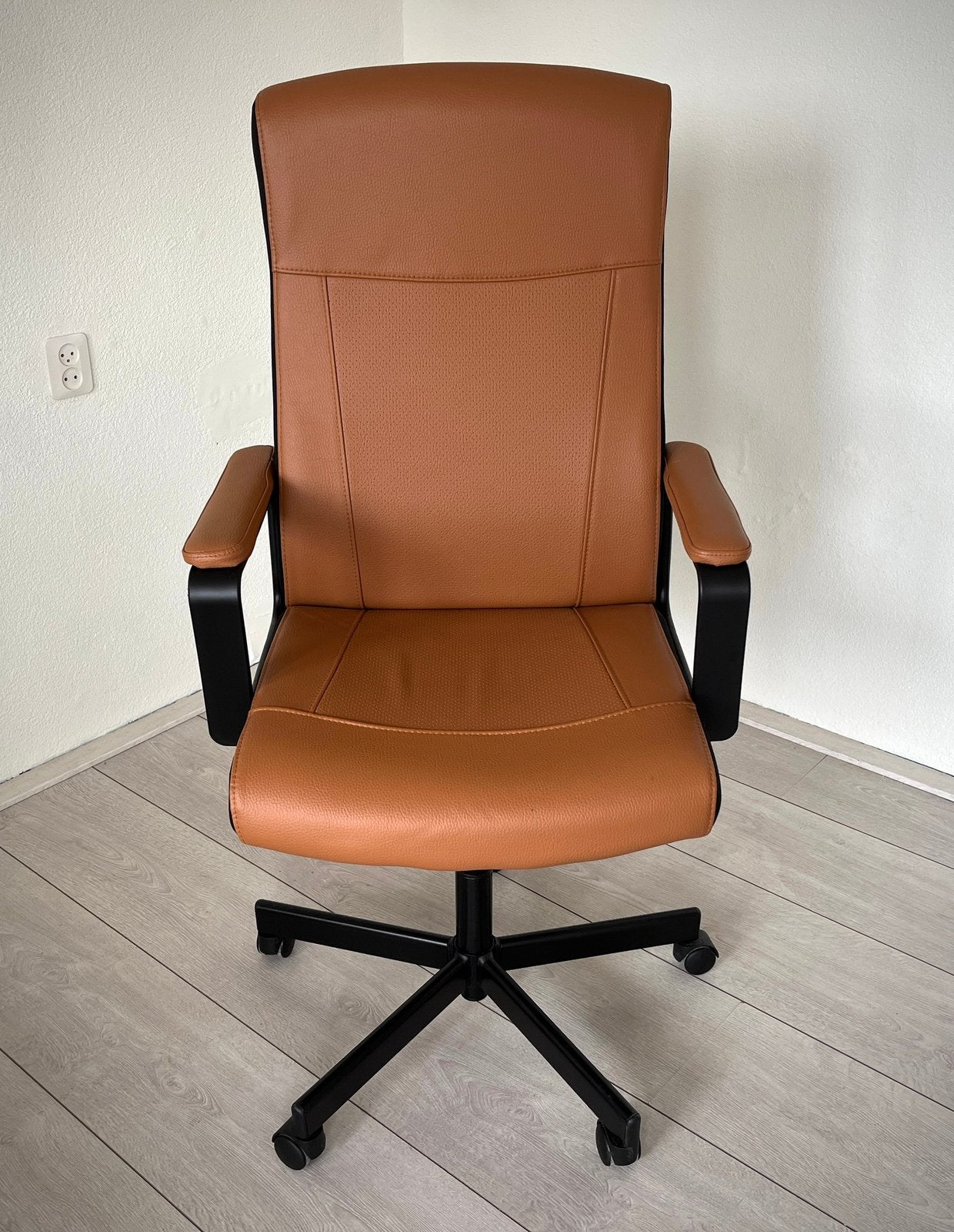 IKEA Millberget office chair - brown & black, Ophalen, Bruin, Zo goed als nieuw, Bureaustoel