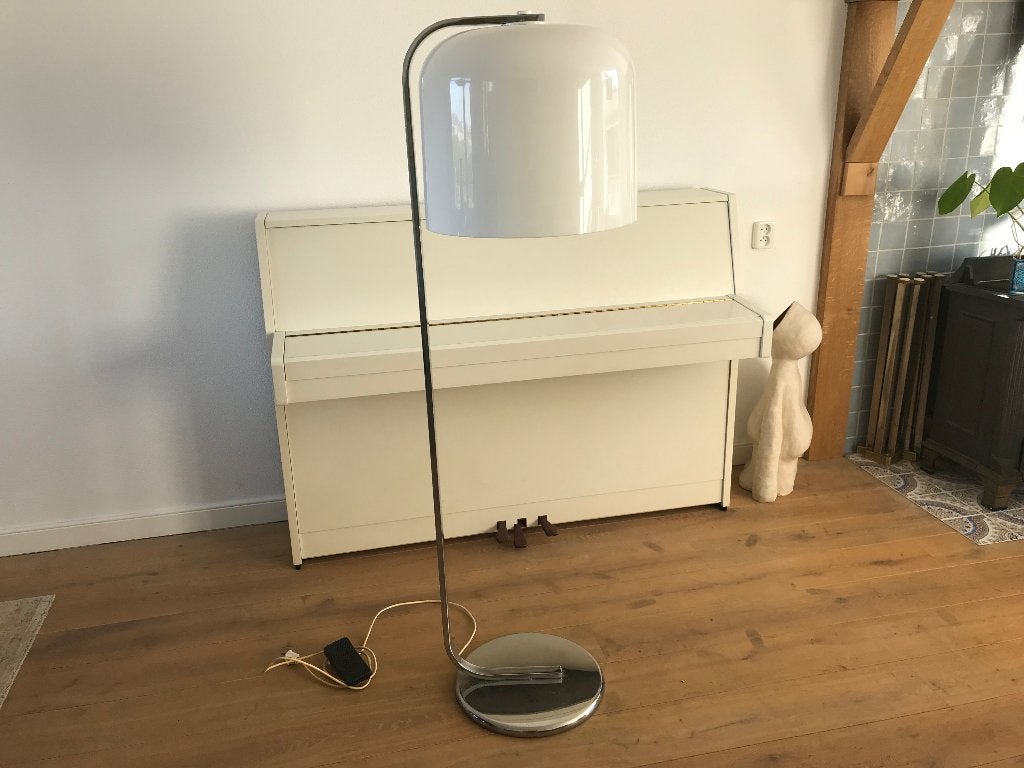 Vloerlamp lamp Guzzini Alvise Luigi Massoni design vintage, Ophalen, Kunststof, Nvt, 150 tot 200 cm
