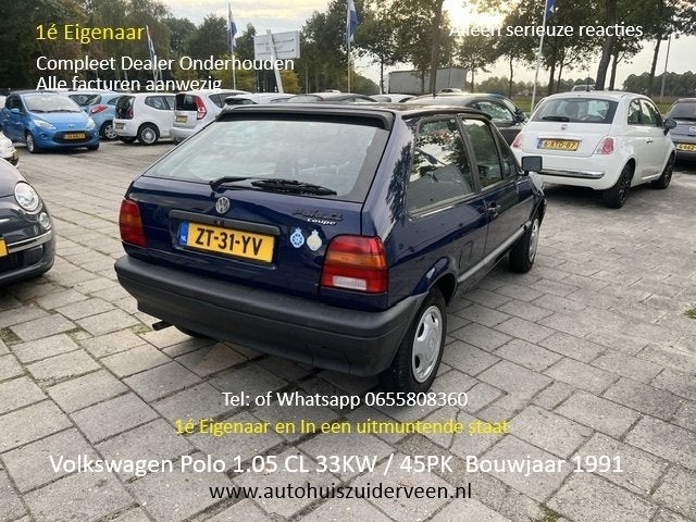 volkswagen polo 1.05 cl 1é Eigenaar Compleet dealer onderho, Auto's, Bedrijf, Handgeschakeld, 1043 cc, Coupé