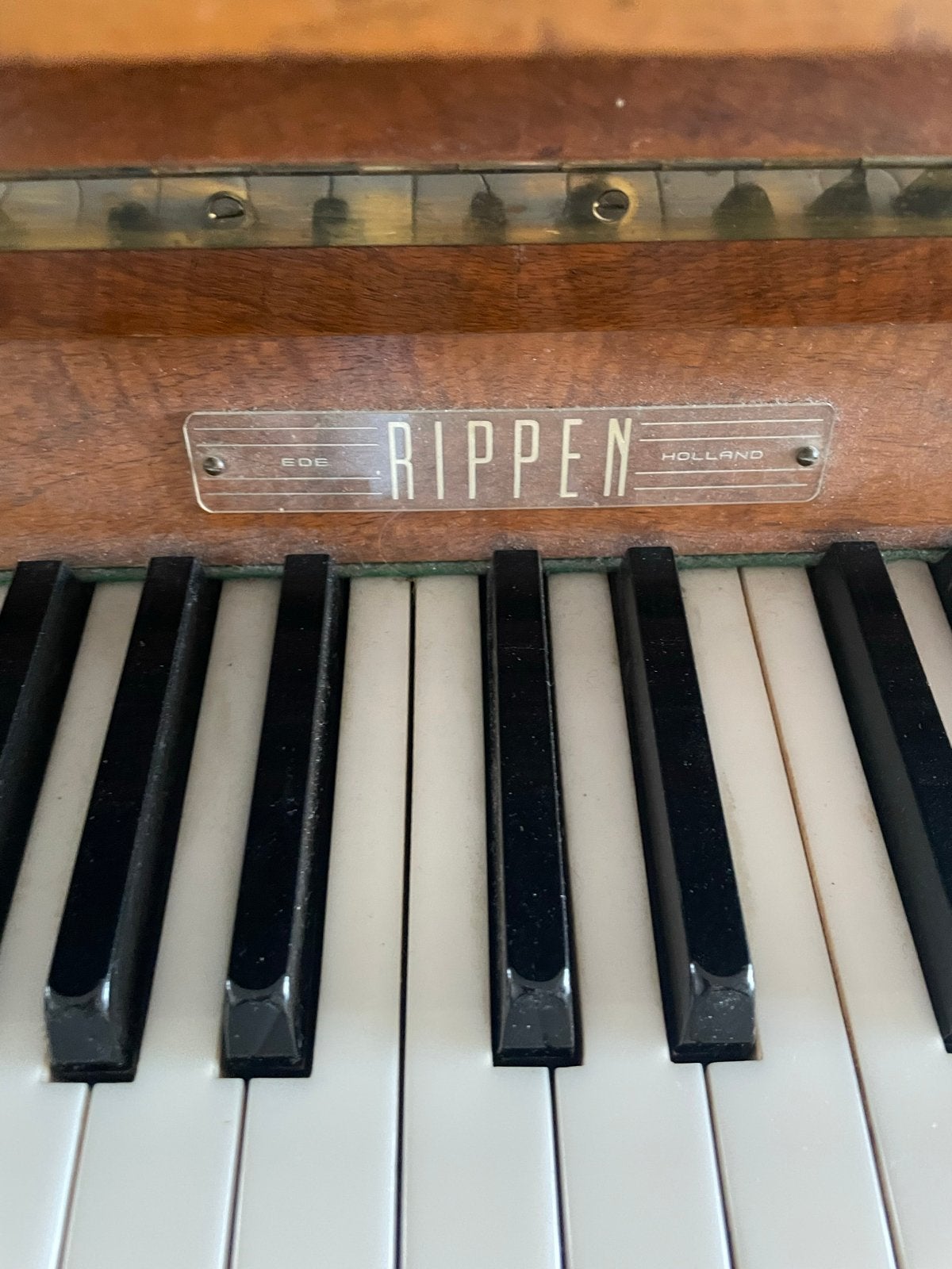 Rippen Piano - Ede Holland - Bruin, Ophalen, Gebruikt, Bruin, Piano